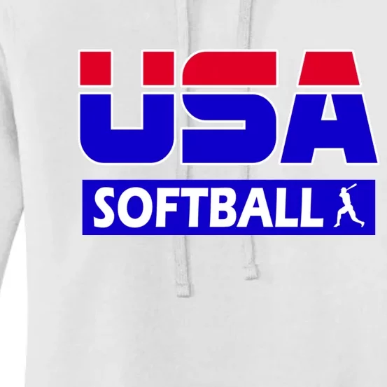 USA Softball Olympics Team Women's Pullover Hoodie