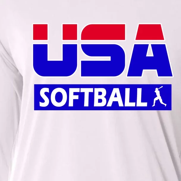 USA Softball Olympics Team Cooling Performance Long Sleeve Crew