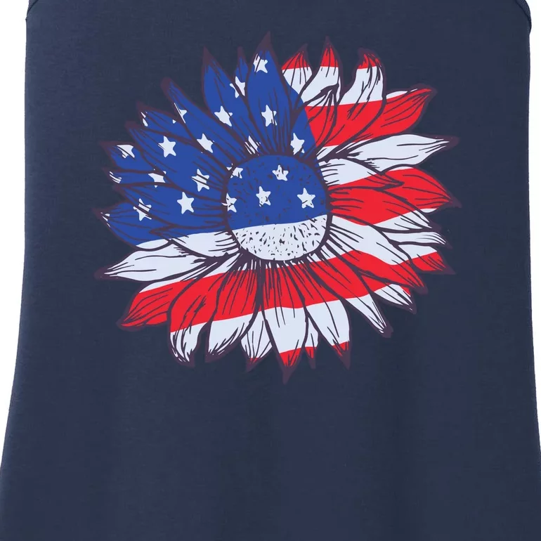 USA Sunflower Ladies Essential Tank