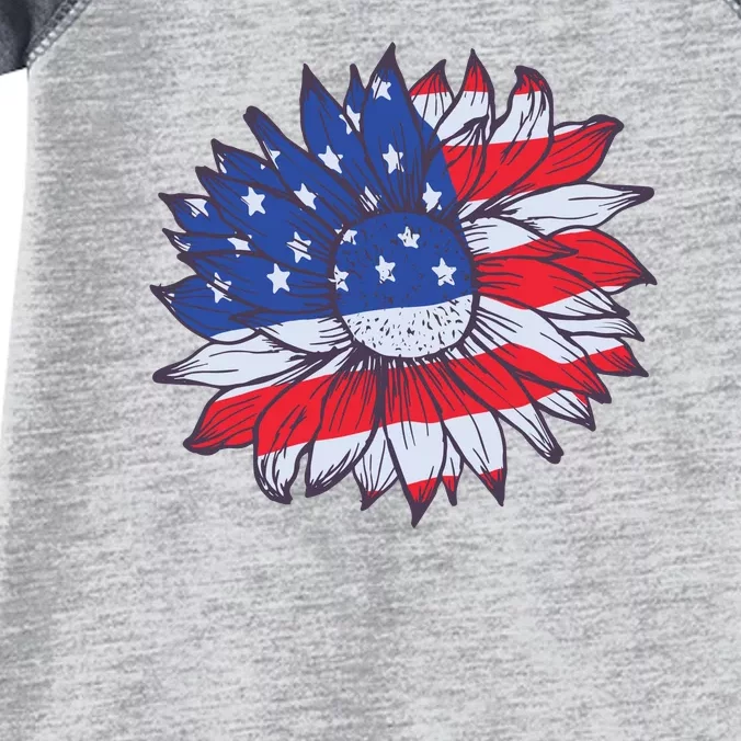 USA Sunflower Infant Baby Jersey Bodysuit