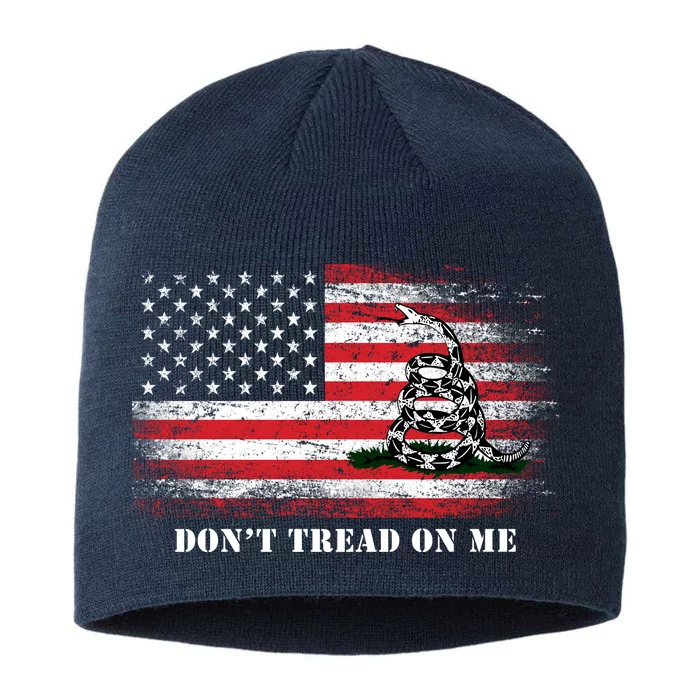 USA Vintage Flag Don't Tread On Me 8 1/2in Sustainable Knit Beanie