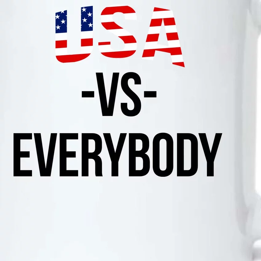 USA Vs Everybody Black Color Changing Mug