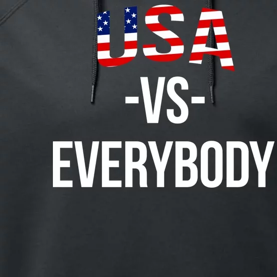 USA Vs Everybody Performance Fleece Hoodie