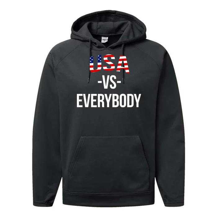 USA Vs Everybody Performance Fleece Hoodie