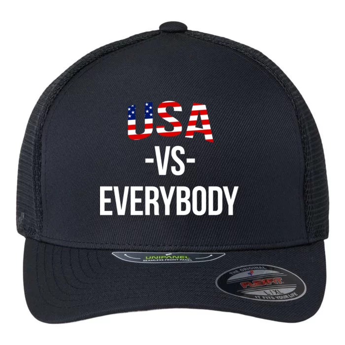 USA Vs Everybody Flexfit Unipanel Trucker Cap