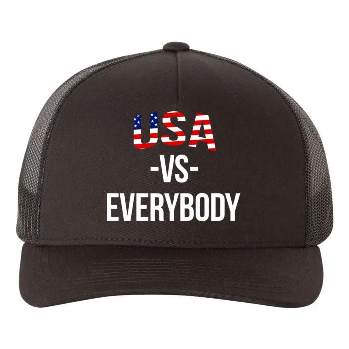 USA Vs Everybody Yupoong Adult 5-Panel Trucker Hat