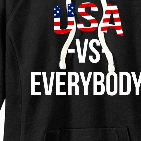 USA Vs Everybody Women's Fleece Hoodie