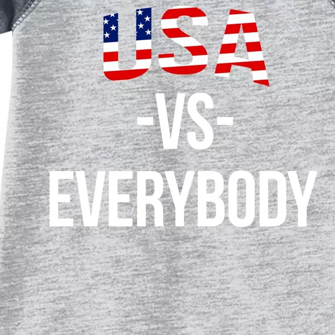 USA Vs Everybody Infant Baby Jersey Bodysuit