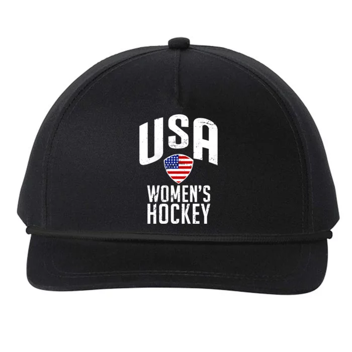 USA Women's Hockey Winter Sports Games Snapback Five-Panel Rope Hat