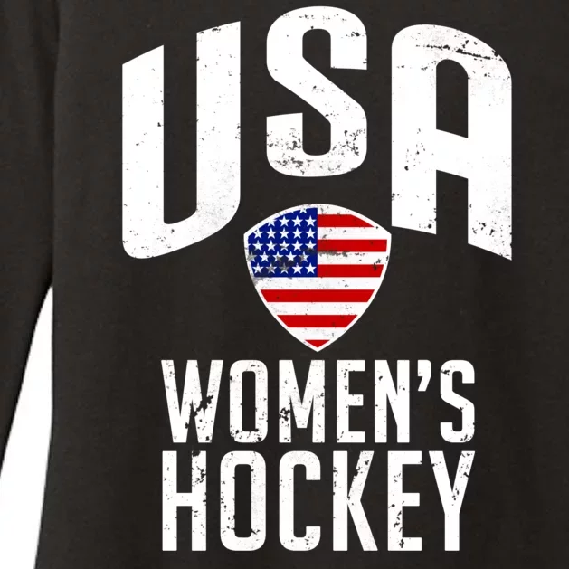 USA Women's Hockey Winter Sports Games Womens CVC Long Sleeve Shirt