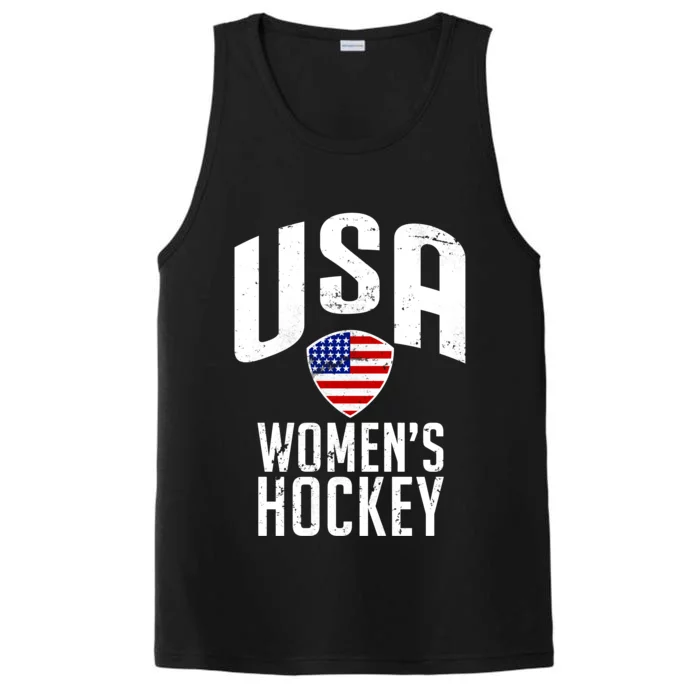 USA Women's Hockey Winter Sports Games Performance Tank