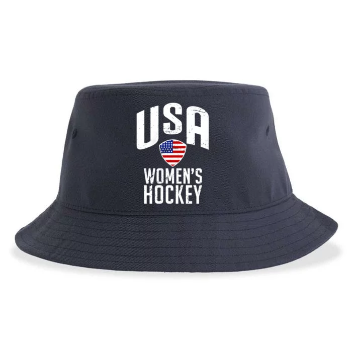 USA Women's Hockey Winter Sports Games Sustainable Bucket Hat