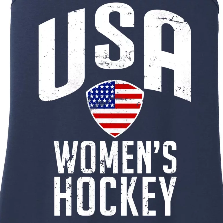 USA Women's Hockey Winter Sports Games Ladies Essential Tank