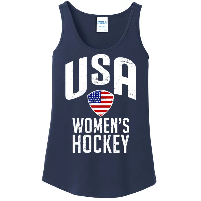 USA Women's Hockey Winter Sports Games Ladies Essential Tank