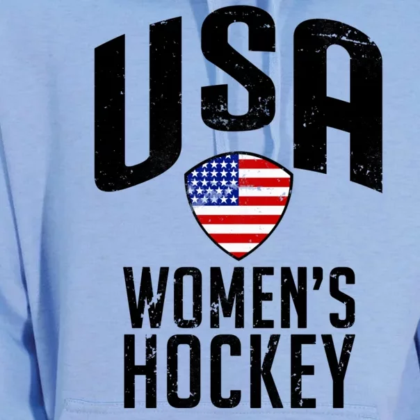 USA Women's Hockey Winter Sports Games Unisex Surf Hoodie