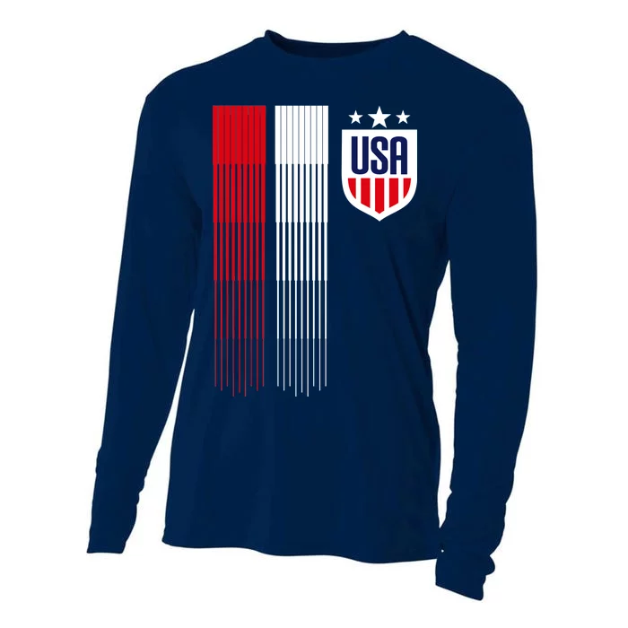 USA Women's Soccer Cooling Performance Long Sleeve Crew