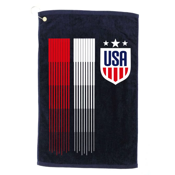 USA Women's Soccer Platinum Collection Golf Towel