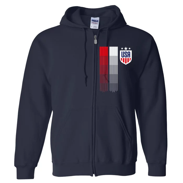 USA Women's Soccer Full Zip Hoodie