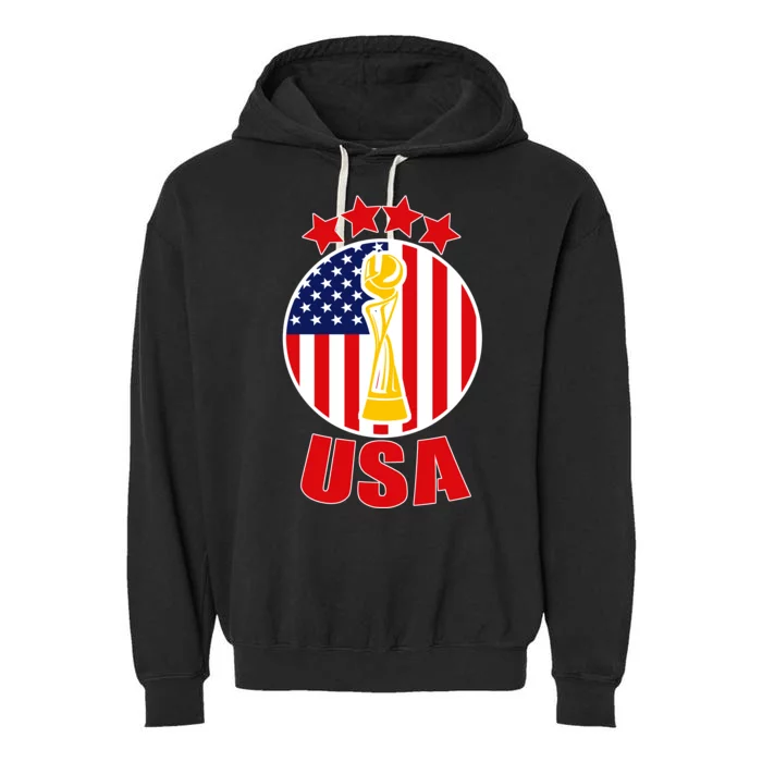 USA Women's Soccer Championship Garment-Dyed Fleece Hoodie