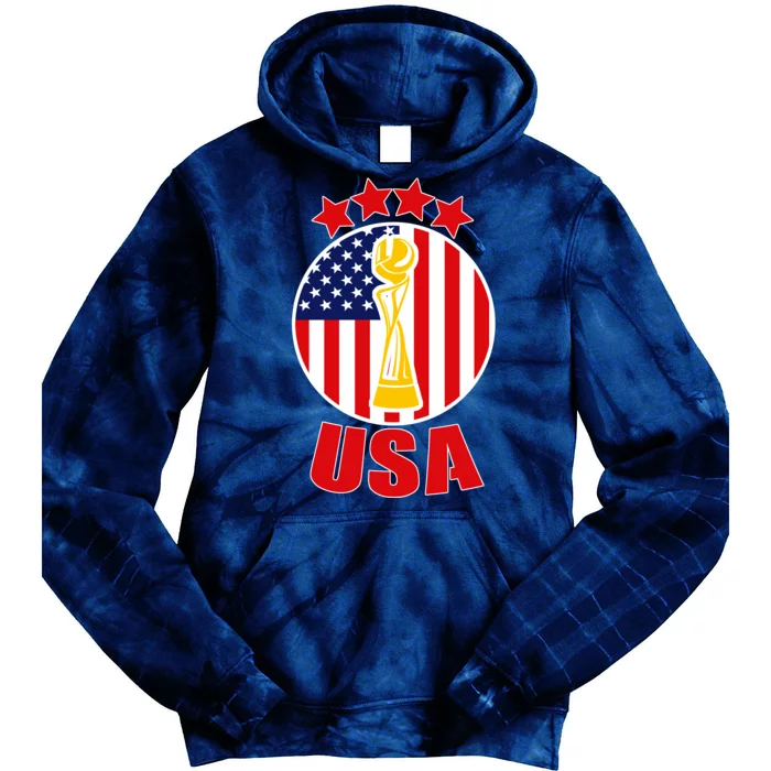 USA Women's Soccer Championship Tie Dye Hoodie