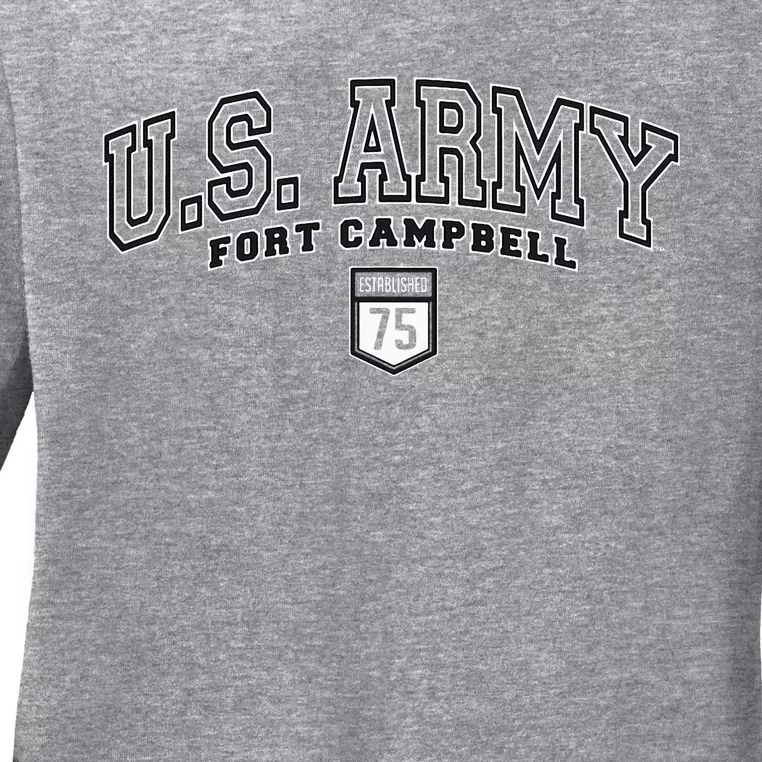 United States Army Fort Campbell 75 Ladies Long Sleeve Shirt