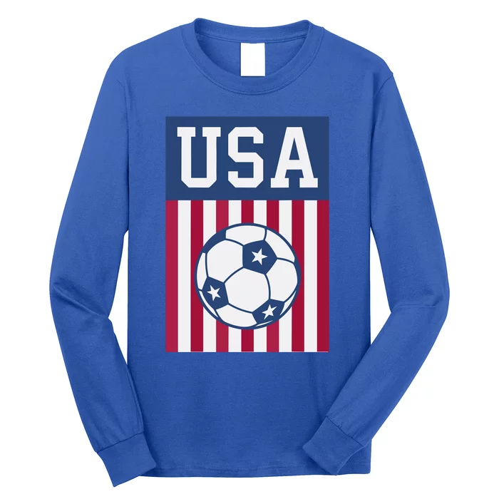 USA Soccer American Soccer Fan Long Sleeve Shirt