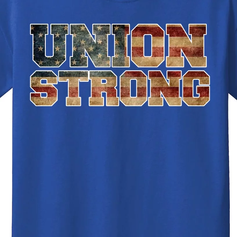 Union Strong And Solidarity Gift Kids T-Shirt