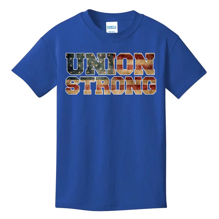 Union Strong And Solidarity Gift Kids T-Shirt