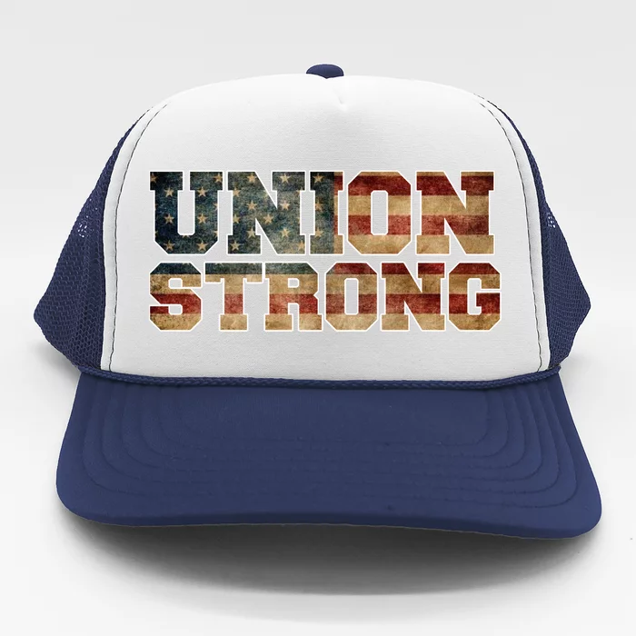 Union Strong And Solidarity Gift Trucker Hat