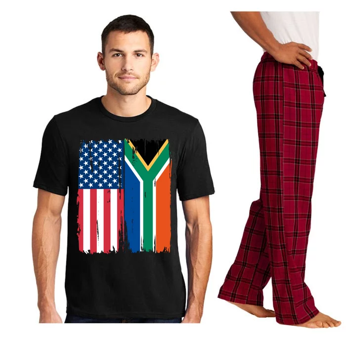 Usa South Africa Flag Great Gift Pajama Set