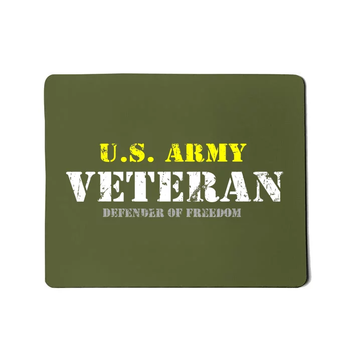 U S Army Proud Army Veteran Vintage Mousepad