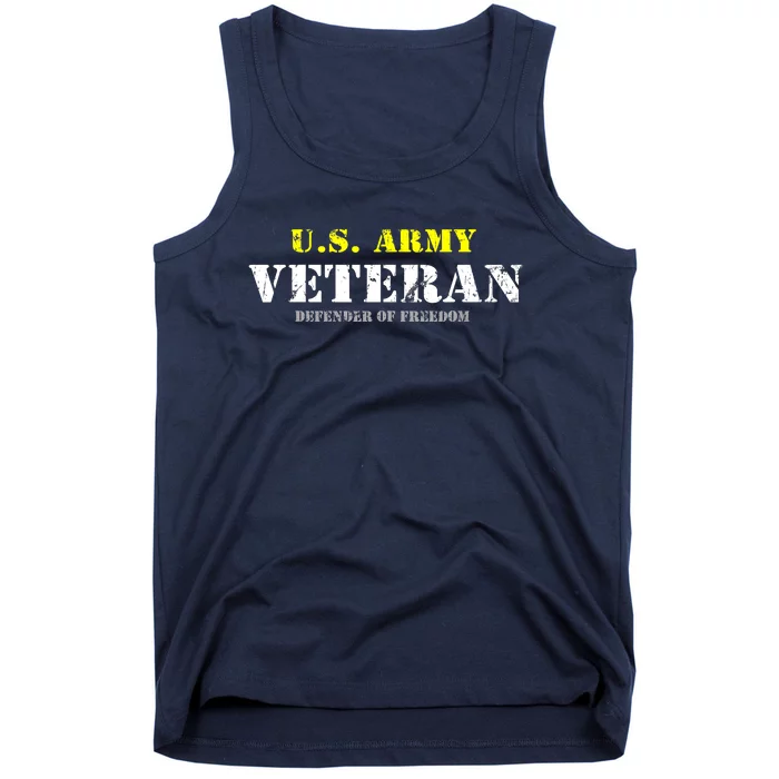 U S Army Proud Army Veteran Vintage Tank Top