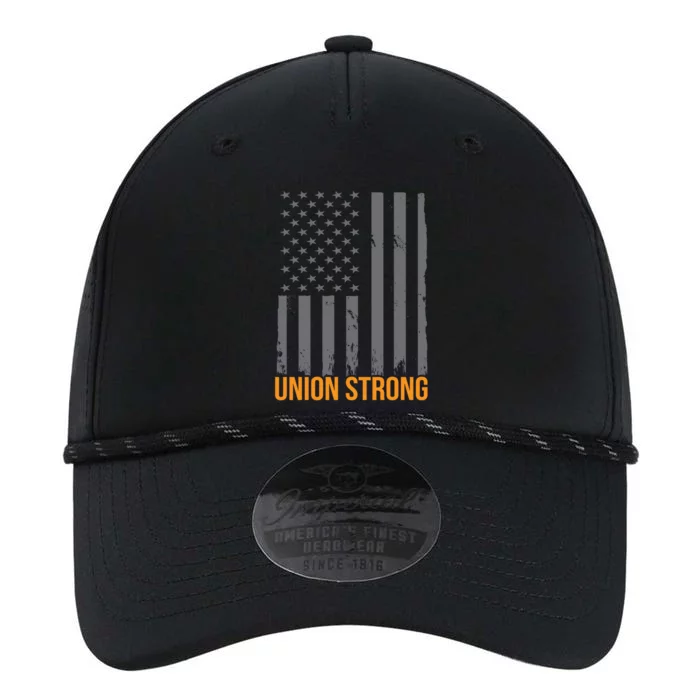 Union Strong American Flag Us Union Worker Usa Unionization Gift Performance The Dyno Cap