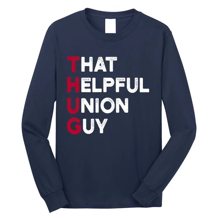 Union Strong and Solidarity - Union Thug Long Sleeve Shirt