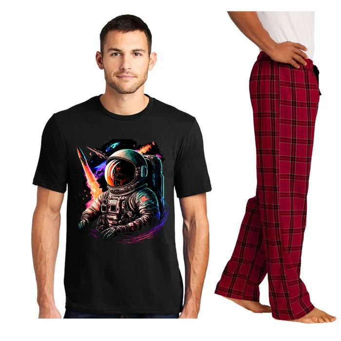 United States Astronaut With Rockets Pajama Set