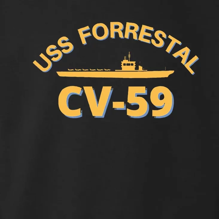 United States Aircraft Carrier Cv59 Uss Forrestal Toddler Hoodie