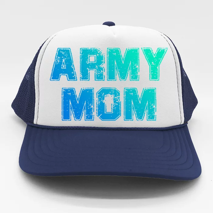 U S Army Proud Mama Original Army Vintage Mom Gift Trucker Hat