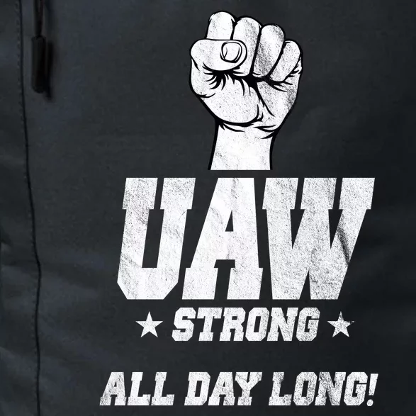 Uaw Strong All Day Long United Auto Workers Daily Commute Backpack