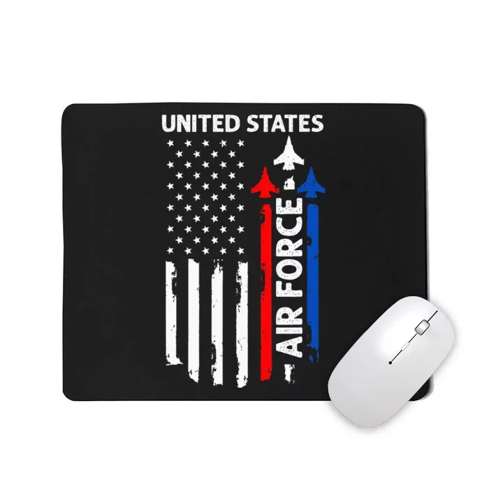 United States Air Force American USA Flag July 4th Patriotic Mousepad