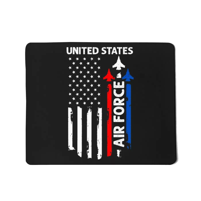 United States Air Force American USA Flag July 4th Patriotic Mousepad