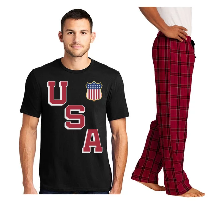 USA Soccer American Team Jersey Pajama Set