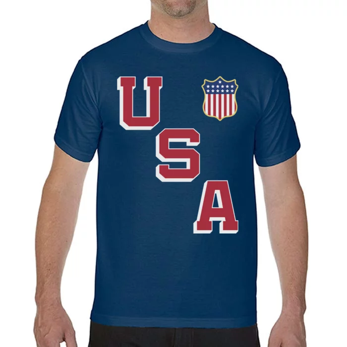 USA Soccer American Team Jersey Comfort Colors T-Shirt