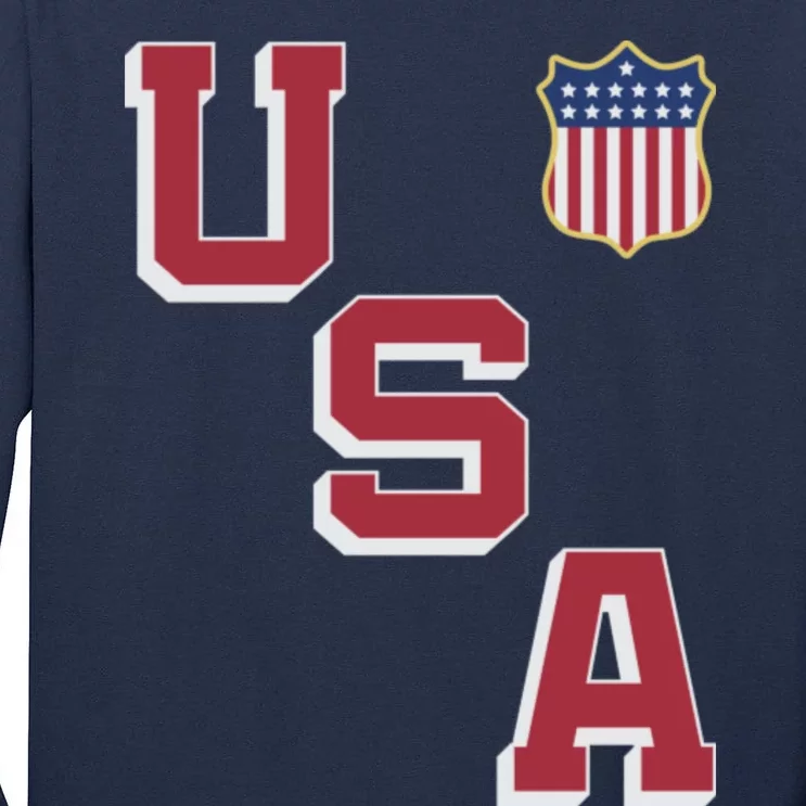 USA Soccer American Team Jersey Tall Long Sleeve T-Shirt