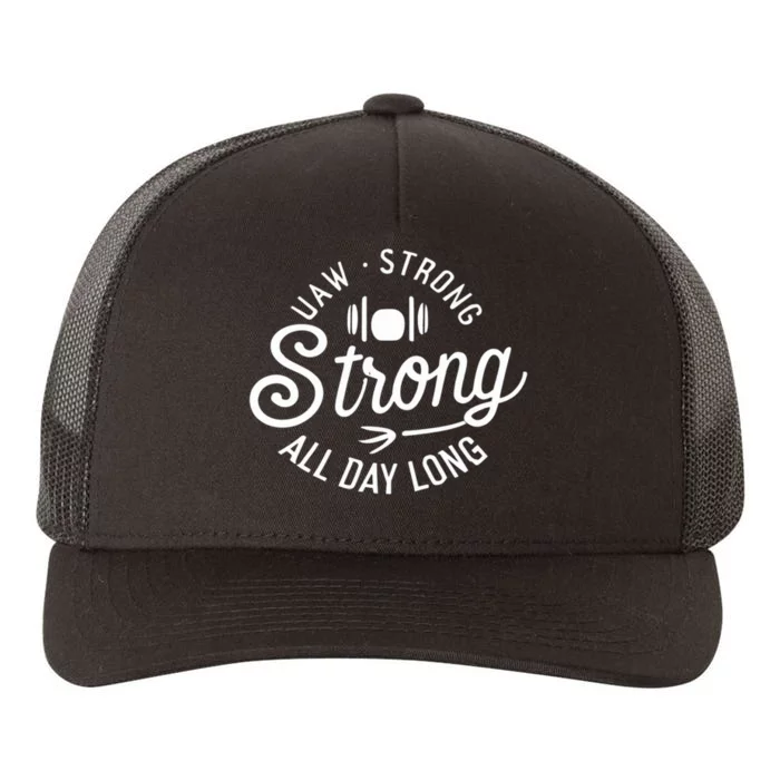 Uaw Strong All Day Long Yupoong Adult 5-Panel Trucker Hat