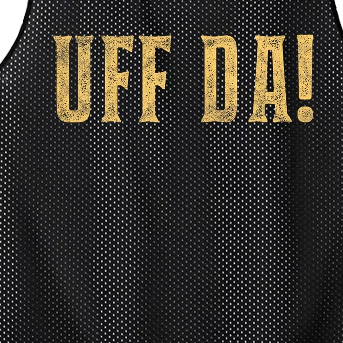 UFFDA Scandinavian American Exclamation Norwegian Mesh Reversible Basketball Jersey Tank