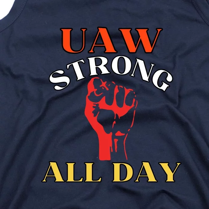 Uaw Strong All Day Long Tank Top