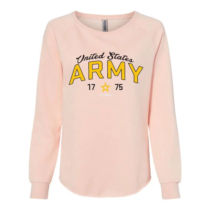 United States Army Military Green Star Womens California Wash Sweatshirt