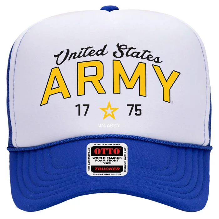 United States Army Military Green Star High Crown Mesh Trucker Hat