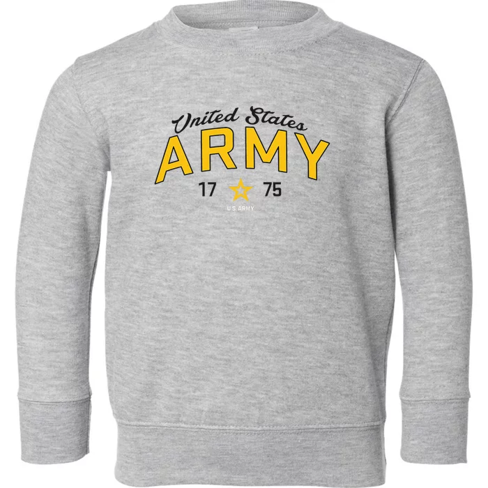 United States Army Military Green Star Toddler Sweatshirt