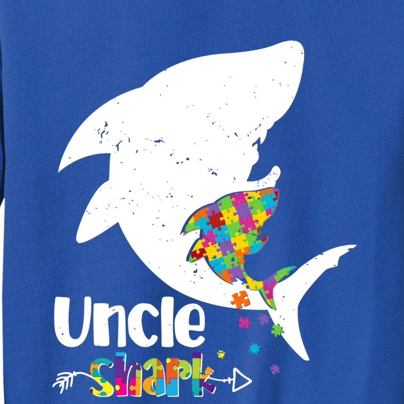 Uncle Shark Autism Awareness Cute Gift For Mom Mother Gift Sweatshirt